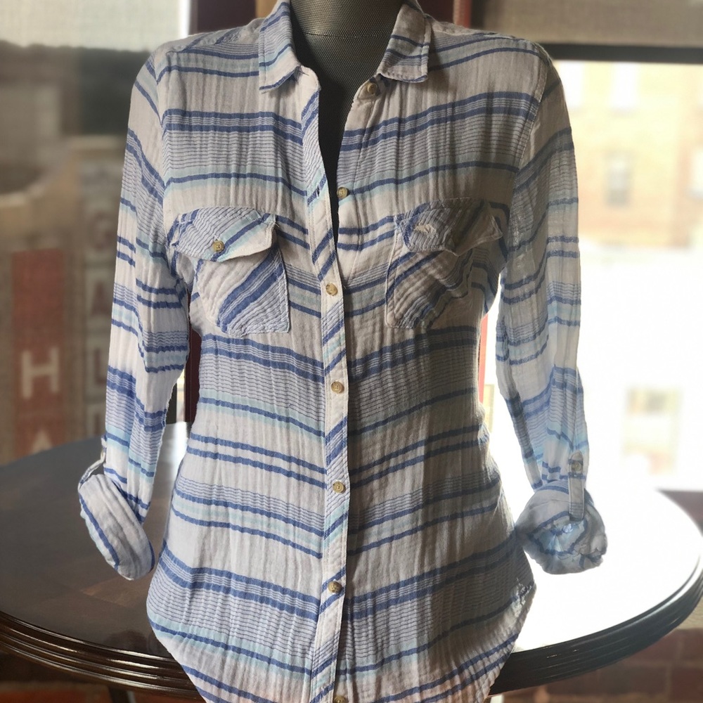 Abercrombie & Fitch Gauzy button down